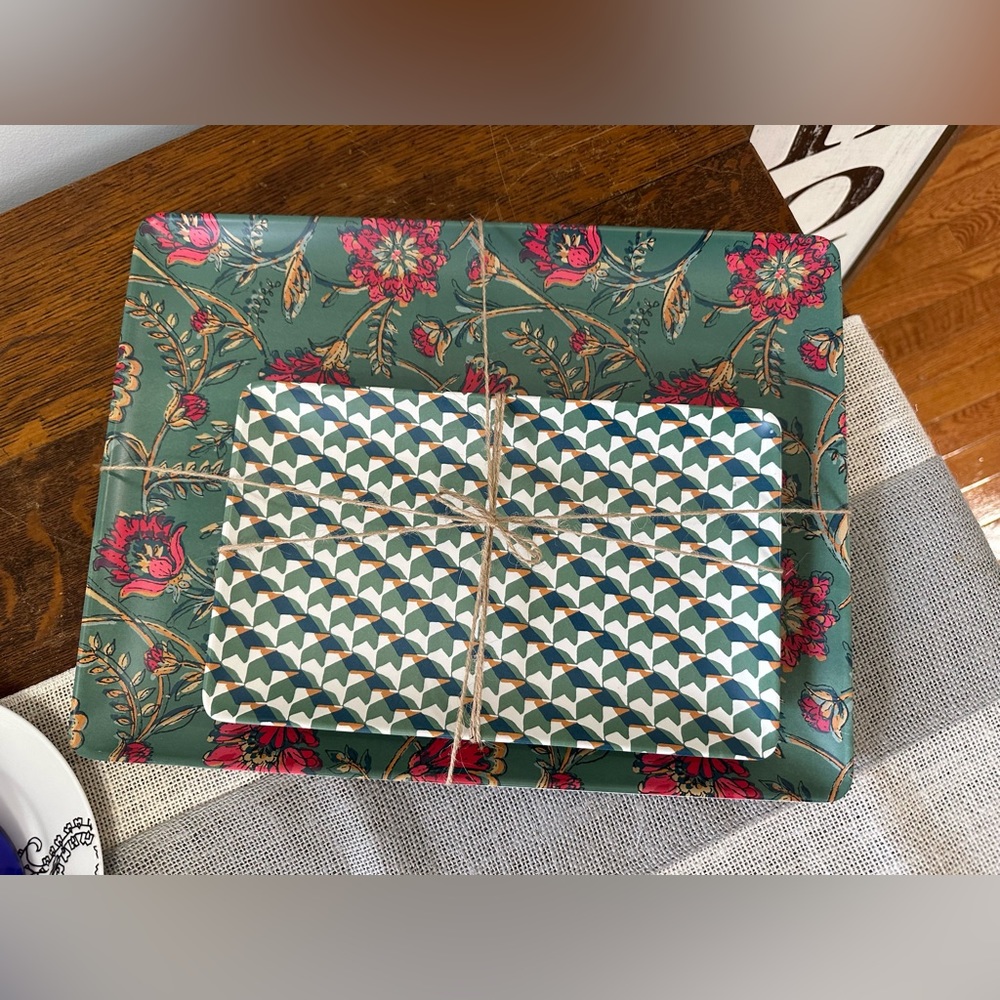 New!! Threshold Decorative Platter Set, 2 Pack!